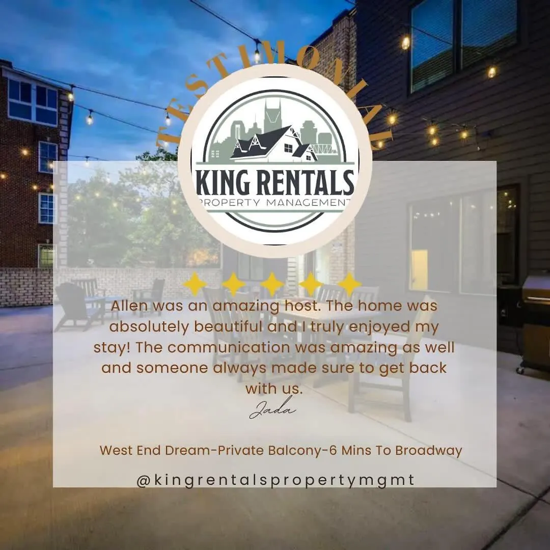 West End Dream-Private Balcony-6 Mins To Broadway Villa Nashville Holiday home